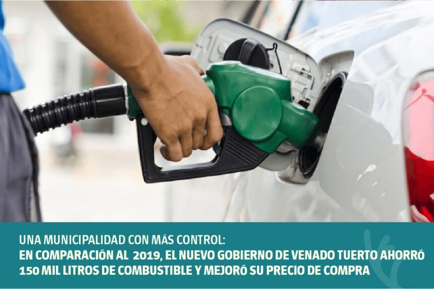 Más control: en comparación con 2019, el nuevo Gobierno de Venado Tuerto ahorró 150 mil litros de combustible y mejoró su precio de compra