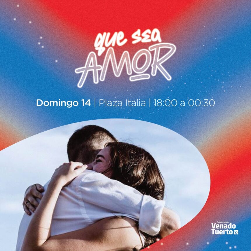 “Que sea amor”: intervenciones, música en vivo y picnic en Plaza Italia