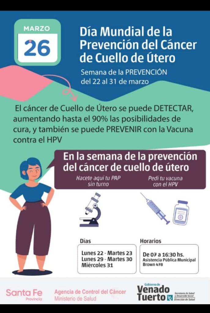 Semana de Prevención del Cáncer de Cuello de Útero