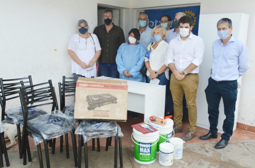 El Municipio recibió una donación de Rotary Club Cincuentenario para el Centro de Salud del San Vicente