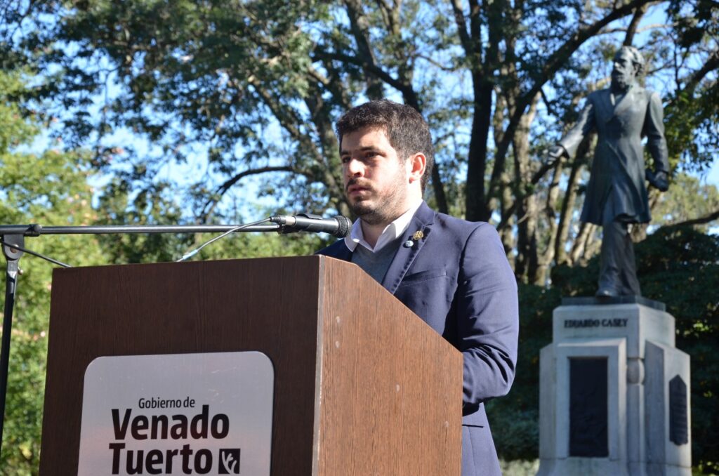 El legado visionario de Eduardo Casey en el acto por el 137º aniversario de Venado Tuerto