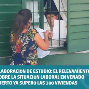 Elaboración de estudio: el relevamiento sobre la situación laboral en Venado Tuerto ya superó las 300 viviendas