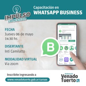 Capacitación vía zoom en Whatsapp Business