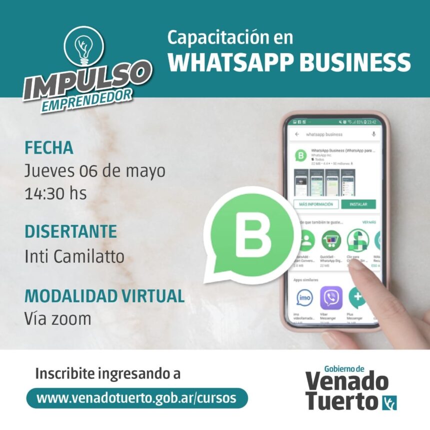 Capacitación vía zoom en Whatsapp Business Capacitación vía zoom en Whatsapp Business