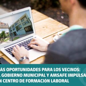 Más oportunidades para los vecinos: el Gobierno municipal y Amsafe impulsan un Centro de Formación Laboral