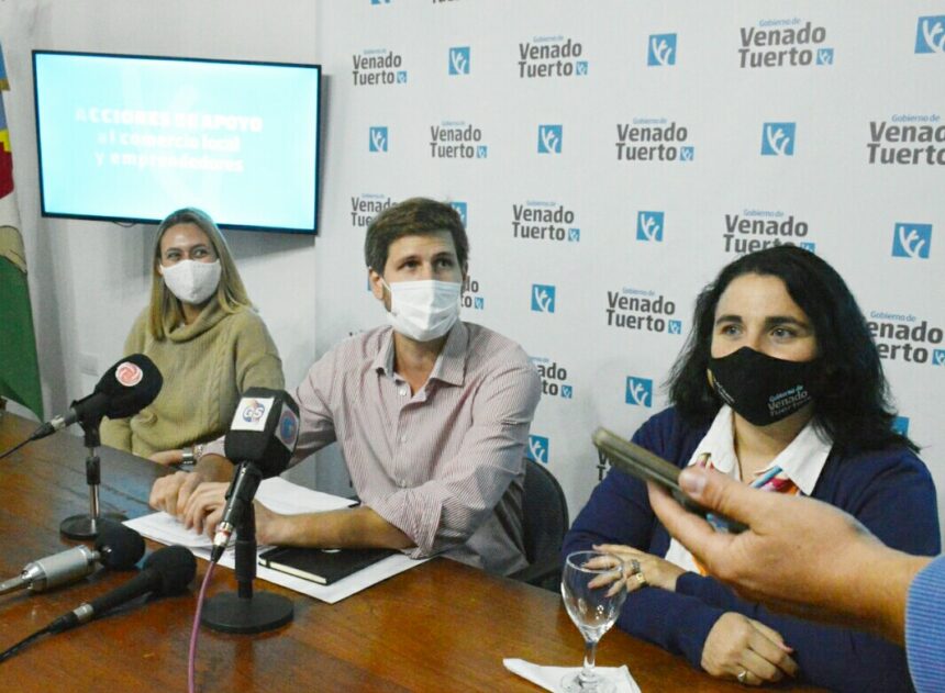 El Gobierno de Venado Tuerto lanzó medidas de apoyo al comercio local y emprendedores