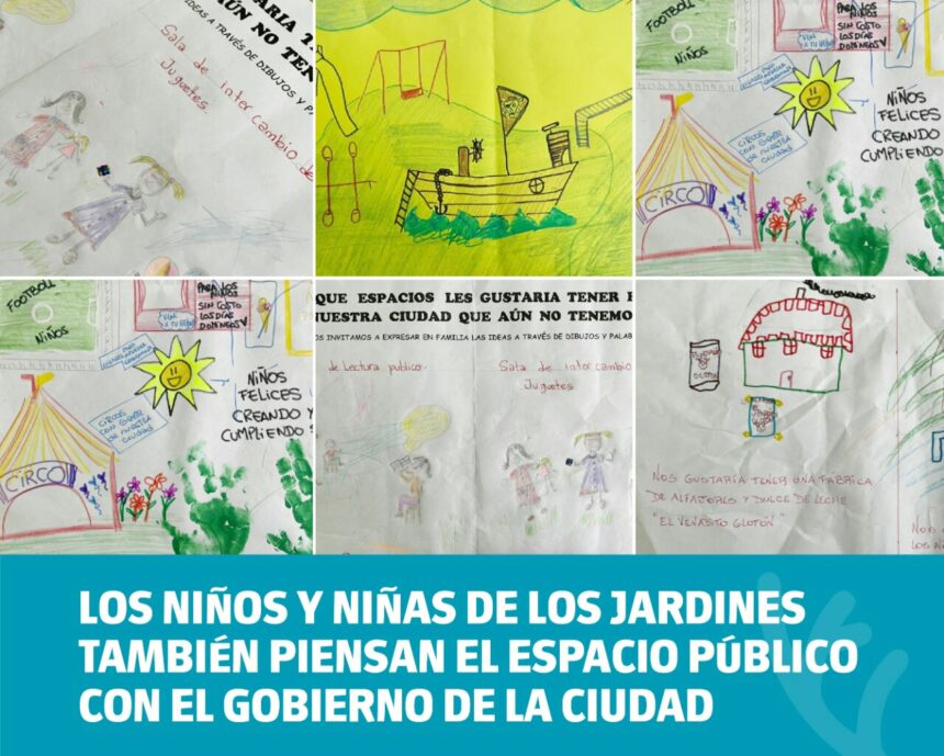 Los niños y niñas de los Jardines también piensan el espacio público con el Gobierno de la Ciudad