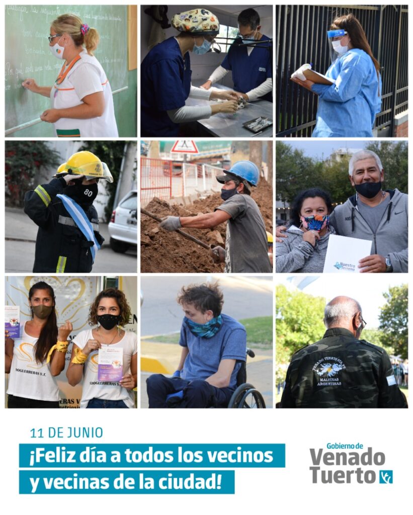Salutación del Gobierno de Venado Tuerto en el Día del Vecino