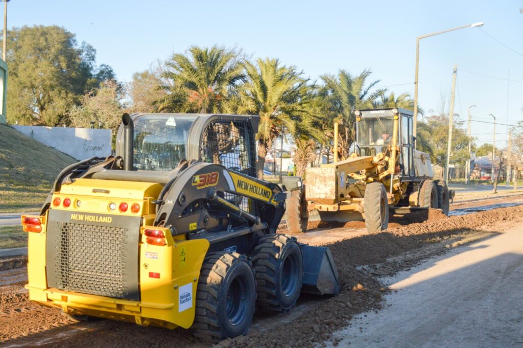 Mejoran las calles: el Gobierno Municipal prepara la pavimentación de una nueva cuadra en barrio Norte