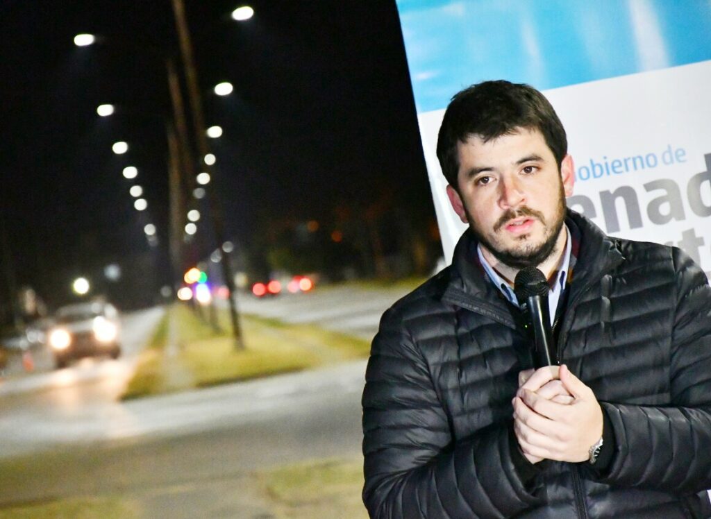 El intendente Chiarella y la Cooperativa Eléctrica este martes inauguran la nueva iluminación Led del camino al Cementerio