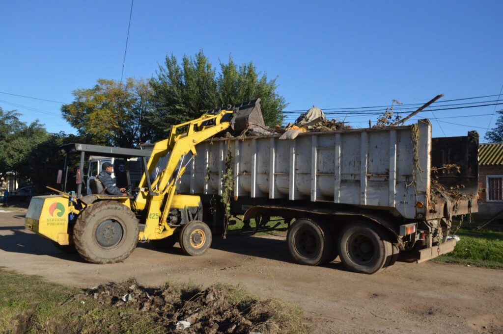 Higiene urbana: avanza la recolección de residuos mayores y restos de poda