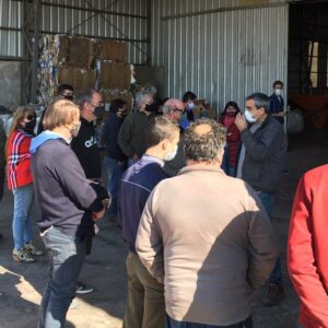 Programa Reciclar Venado: vecinalistas visitaron la Planta de Tratamiento de Residuos