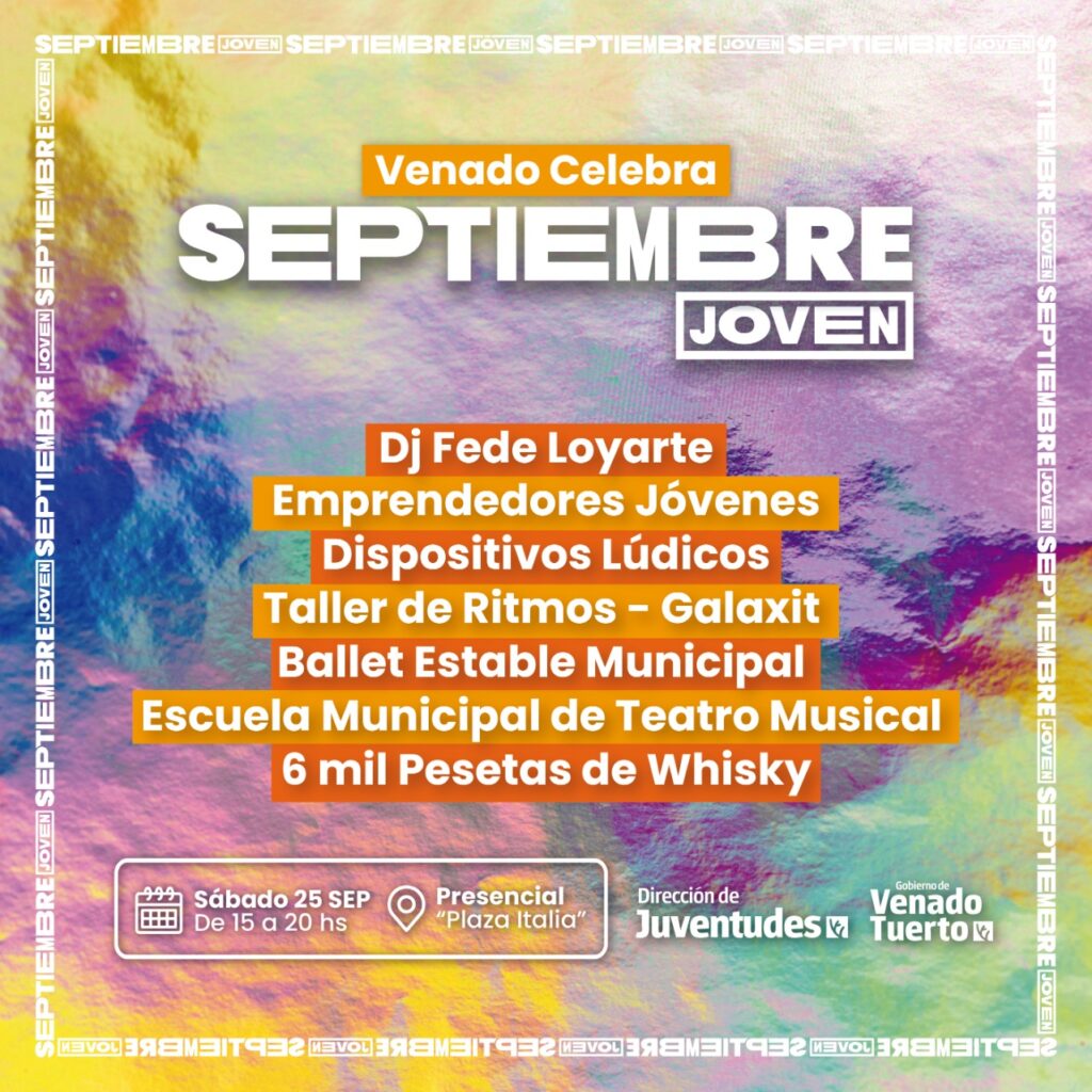 Septiembre Joven: “Venado celebra las juventudes”