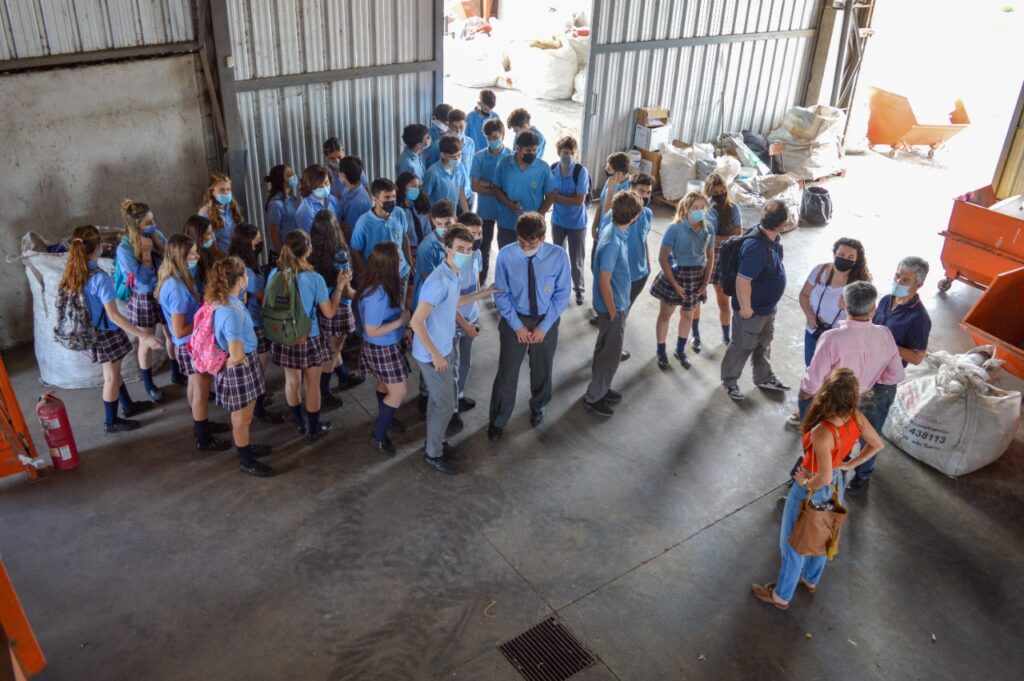 El reciclado y los jóvenes: se impulsan visitas de estudiantes a la Planta de Tratamiento de Residuos