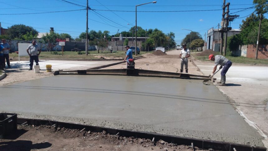 El Gobierno de Venado Tuerto refuerza su plan de arreglo de calles con nuevas pavimentaciones