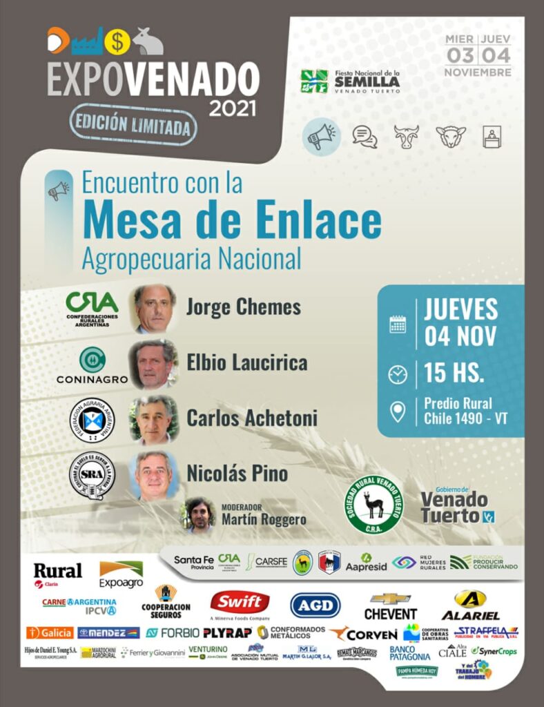 La Mesa de Enlace Nacional dará relieve a ExpoVenado 2021