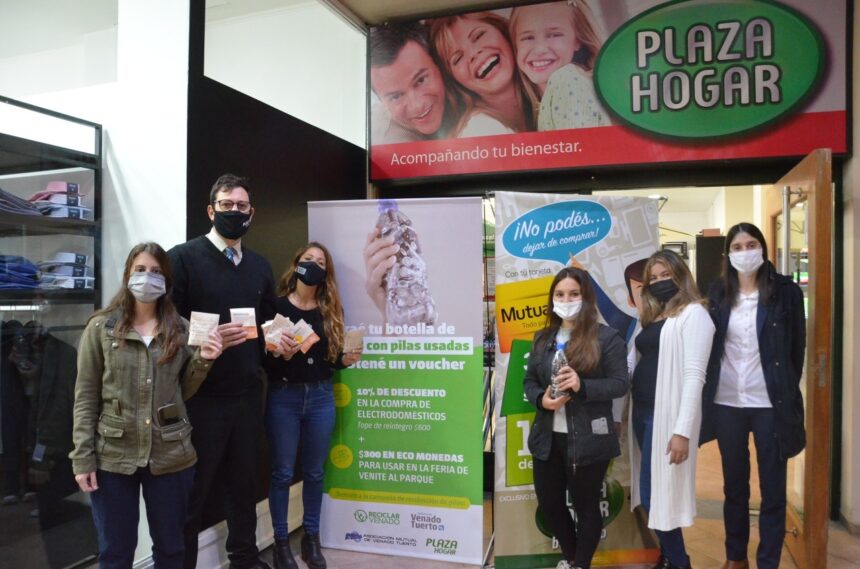 Plaza Hogar se suma a la campaña de recolección de pilas de “Reciclar Venado” ofreciendo un voucher de descuento y ecomonedas