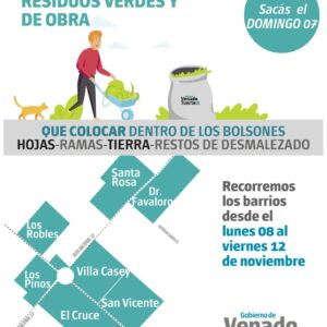 Restos Verdes y de Obra- Domingo 7 de noviembre