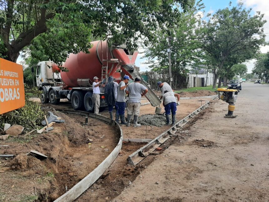 El Gobierno de Venado Tuerto avanza con las obras de pavimento en la ciudad