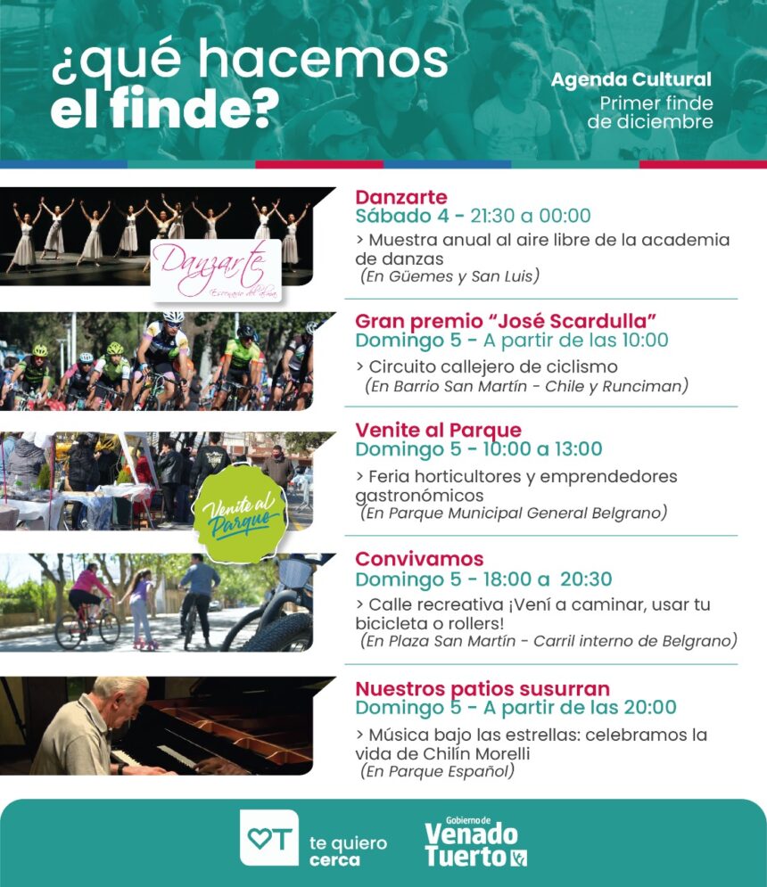 Además de las Fiestas Patronales habrá otras actividades en la ciudad