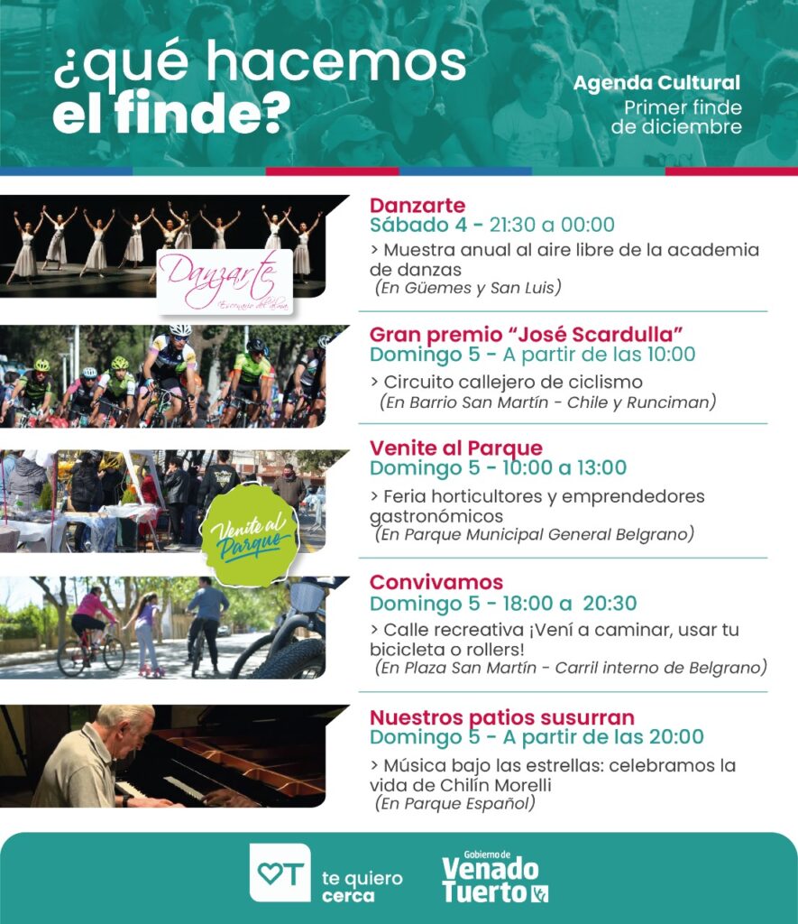 Además de las Fiestas Patronales habrá otras actividades en la ciudad
