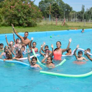 Colonias Municipales: Club Jorge Newbery es otra sede donde los niños de la ciudad disfrutan del verano