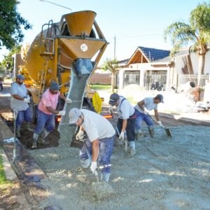 Más calles pavimentadas en la ciudad: el municipio activa obras en el barrio Malvinas Argentinas