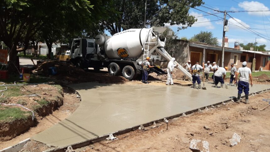 El Gobierno Municipal ejecuta trabajos de hormigonado en distintos puntos de la ciudad