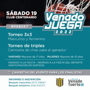 “Venado Juega”, mega evento cultural y deportivo organizado por el Municipio y el Club Centenario