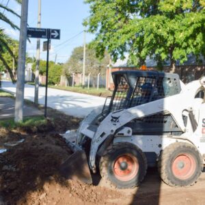 El Gobierno Municipal avanza con el pavimento en barrio Ciudad Nueva