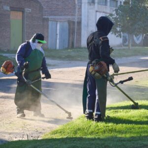 Crece la poda y el desmalezado en la ciudad