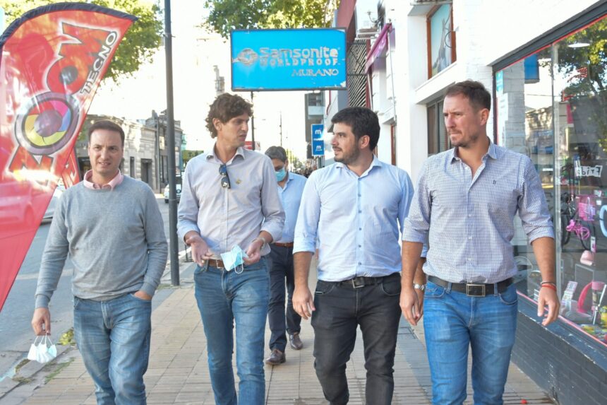Lousteau y Chiarella juntos para cumplir con una agenda de trabajo en la ciudad