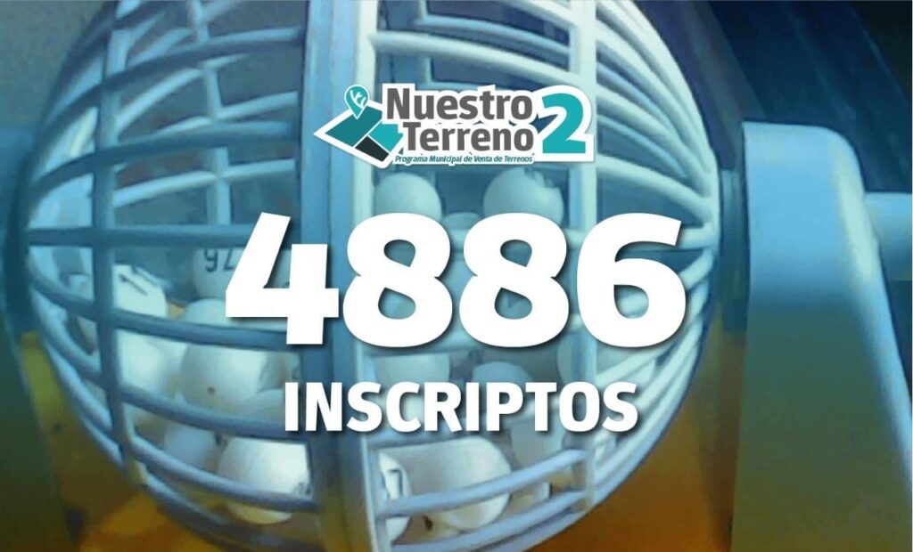 4.886 venadenses se inscribieron en el nuevo sorteo de terrenos que realizará el Gobierno Municipal
