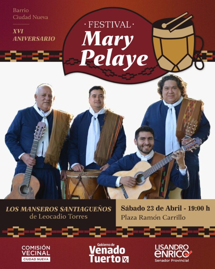 “Los Manseros Santiagueños de Leocadio Torres” en el Festival Mary Pelaye