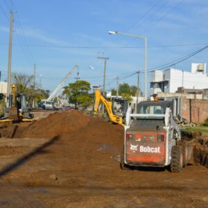 El Gobierno de Venado Tuerto avanza con tareas de cordón cuneta y bacheo