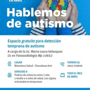Un espacio gratuito para la detección temprana del Autismo