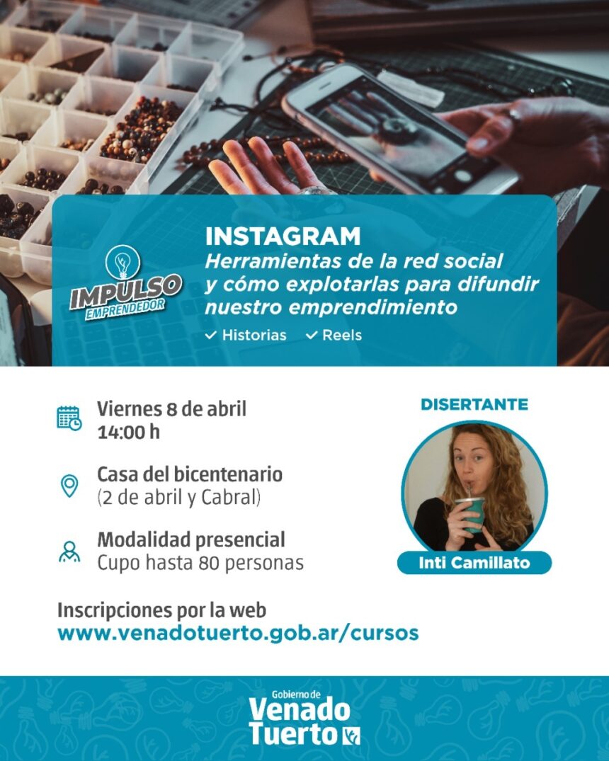 Capacitación sobre Instagram para potenciar nuestro emprendimiento