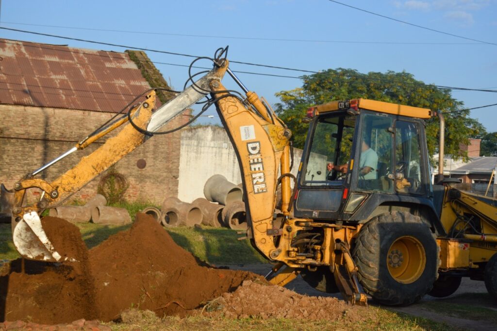 El municipio avanza con distintas tareas de acondicionamiento de los desagües pluviales
