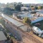 El Gobierno Municipal construye una nueva cuadra de pavimento en barrio Norte