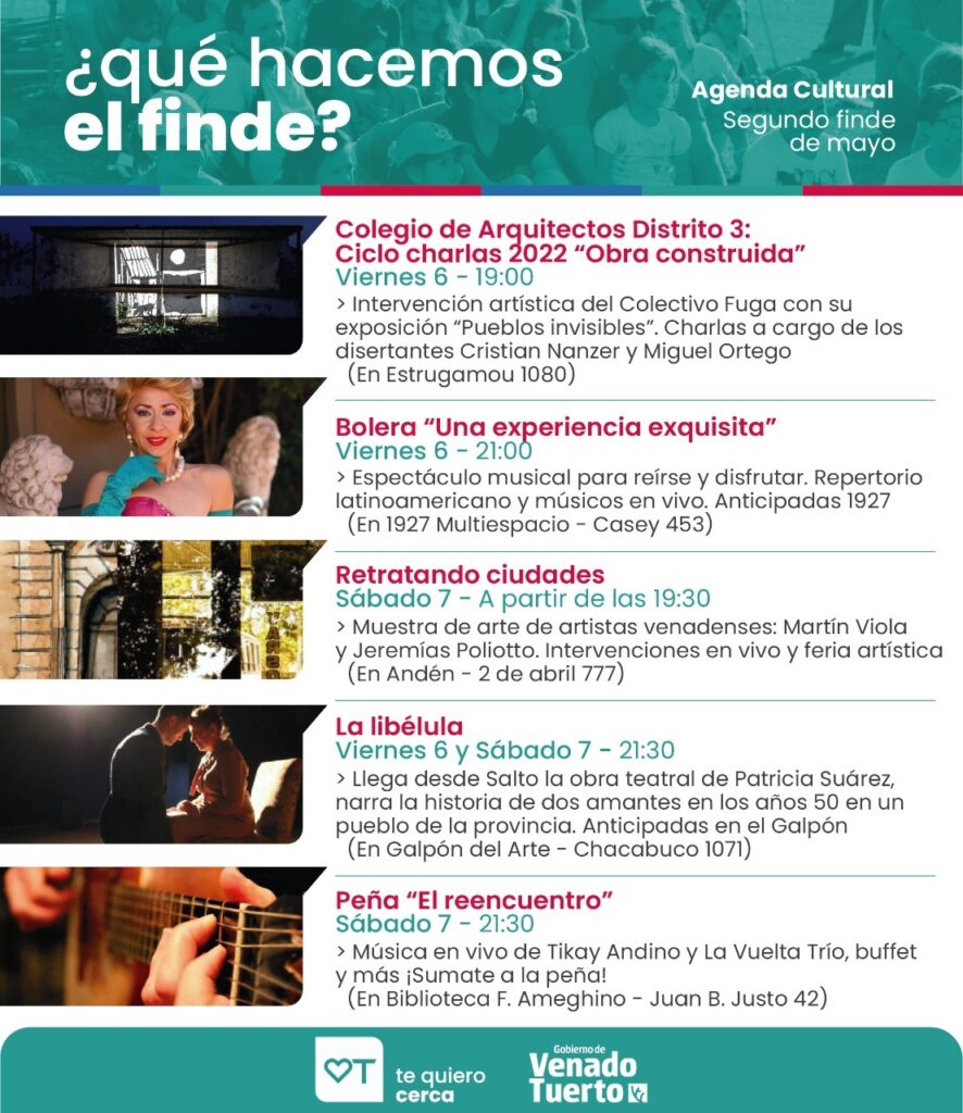 Charlas, ferias, espectáculos y sorteo de terrenos en un fin de semana a pleno en Venado