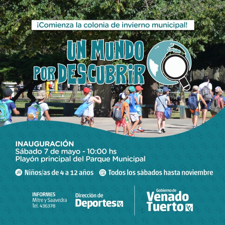 Niños y niñas tendrán “Un Mundo por Descubrir” en la nueva colonia invernal