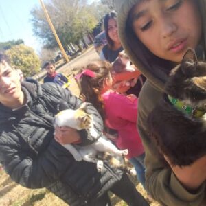 Salud Animal: el Gobierno Municipal vacunó mascotas gratuitamente en los barrios Tiro Federal y Victoria
