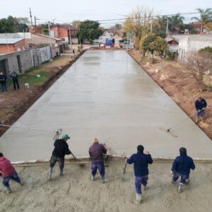 El Gobierno Municipal suma una nueva cuadra de pavimento a su plan de obras