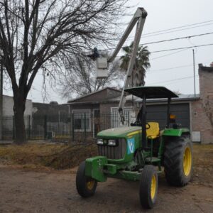 Los equipos municipales avanzan con tareas de poda, extracción de árboles y limpieza
