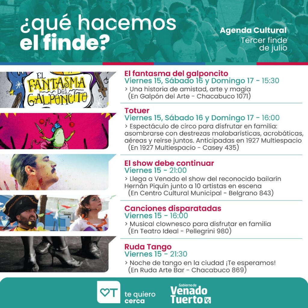 Fin de semana con múltiples actividades para disfrutar de las vacaciones de invierno en la ciudad