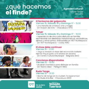 Fin de semana con múltiples actividades para disfrutar de las vacaciones de invierno en la ciudad