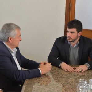 Gerardo Morales visitó la ciudad para conocer la gestión de Chiarella y la experiencia de Primero Venado