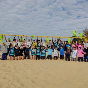 Alumnos de beach vóley a la Selección Santafesina