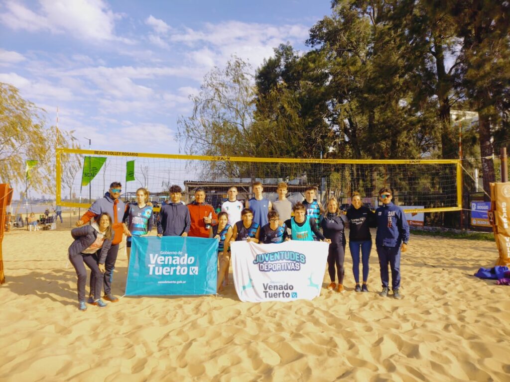 Alumnos de beach voley en la preselección santafesina
