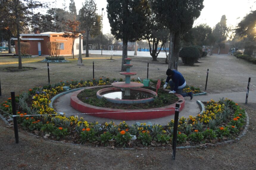 El Municipio refuerza los trabajos en el Parque General Belgrano